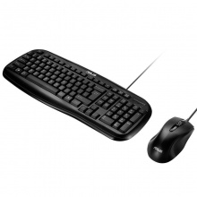 华硕 KM95 Pro 星海战舰 键鼠套装有线光电键盘鼠标套装双USB口键盘鼠标