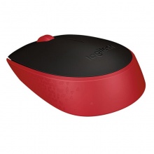罗技（Logitech） M171无线鼠标 办公家用鼠标 黑/红