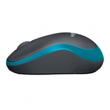 罗技（Logitech） M186无线鼠标 办公家用鼠标 蓝色