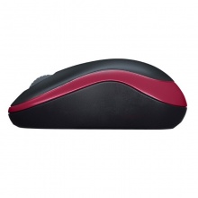 罗技（Logitech） M186无线鼠标 办公家用鼠标 红色