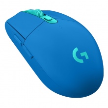 罗技G304 LIGHTSPEED蓝色无线游戏电竞鼠标 轻质便携 吃鸡鼠标  鼠标宏编程 蓝色