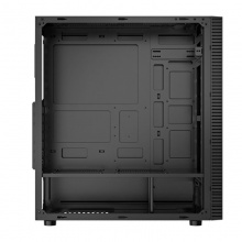 航嘉GX500T黑色 玻璃侧透台式电脑 游戏防尘机箱