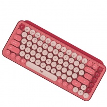 罗技POP KEYS无线机械键盘(电幻粉)游戏机械键盘