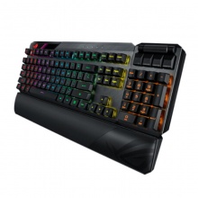 华硕ROG龙骑士2代 RX 红轴 机械游戏键盘 有线无线双模键盘 分离式 TKL87键盘 104键
