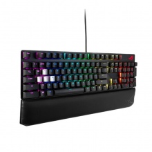 华硕ROG 游侠 竞技版 青轴 机械有线游戏键盘 RGB背光键盘 104键 黑色