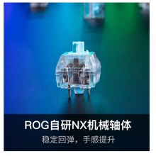 华硕ROG 游侠TKL NX竞技版 冰川蓝轴 机械有线键盘 游戏键盘 带掌托RGB背光 104键