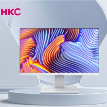 HKC V2211W白 HDMI支持壁挂 VA 微边广视角家用办公 电脑显示器