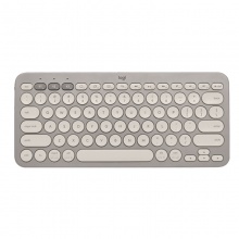 罗技 K380烟云灰键盘 蓝牙键盘 办公键盘便携 轻薄键盘