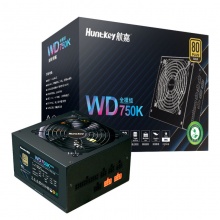 航嘉WD750K 全模组 金牌额定750W 台式机电脑电源