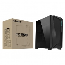 技嘉（GIGABYTE） 中塔式机箱E-ATX ATX M-ATX DIY组装电脑游戏台式机侧透中塔全塔电脑机箱单机箱 幽灵C301G 中塔/全塔钢化玻璃熏黑全景侧透