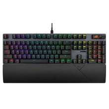 ROG 游侠2 NX PBT版 机械键盘 有线游戏键盘 NX雪武白轴 RGB背光键盘 104键 黑色