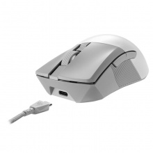 ROG战刃3无线AimPoint36k传感器无线游戏鼠标轻量化无线蓝牙三模鼠标RGB灯效可换微动战刃ap月耀白