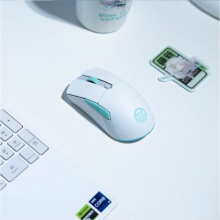 华硕（ASUS）天选游戏mini鼠标 无线三模 轻量化65g 对称手型 FPS英雄联盟LOL吃鸡鼠标 12000DPI RGB 月耀白