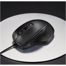 华硕(ASUS) UX300PRO 有线鼠标 办公鼠标 USB鼠标即插即用 DPI四挡可调 黑色