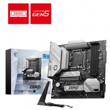 微星（MSI）B760M PROJECT ZERO DDR5 零 WIFI背插主板 支持CPU14600K/14600KF/14700KF(Intel B760/LGA 1700)