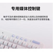 罗技(G)极光无线机械键盘 电竞游戏键盘 RGB灯效 87键三模连接 白色电脑笔记本女生 G715 GX-Tactile(类茶轴)