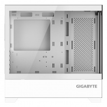 技嘉（GIGABYTE）破空C201G全景式上下分仓机箱熏黑钢化玻璃侧透兼容顶360/侧240水冷散热器快拆式防尘滤网 破空C201G Matx/顶置360 黑色 白色