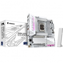 技嘉B860M AORUS ELITE WIFI6E ICE 主板 (Intel B860/LGA 1851）