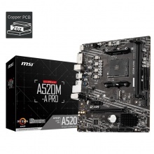 微星（MSI）A520M-A PRO DDR4电脑主板