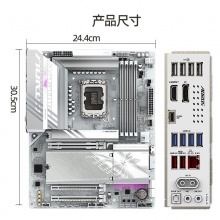 技嘉（GIGABYTE）B860 AORUS ELITE WF7 ICE主板 (Intel B860/LGA 1851）