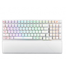 华硕 ROG 游侠2 RX 98无线版 月耀白 PBT 红轴 