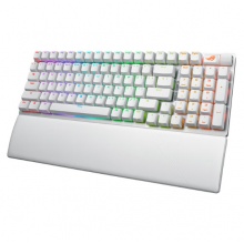 华硕 ROG 游侠2 98无线版 月耀白 PBT 冰暴灰轴 键盘
