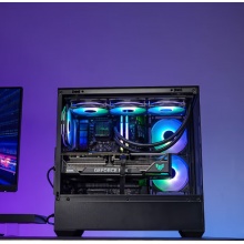 华硕（ASUS）彗星  SI-A01 海景房机箱 黑色 支持M-ATX