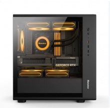 航嘉（Huntkey）小战戟  G63Mini 玻璃侧透机箱 黑色