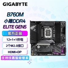 技嘉（GIGABYTE）B760M AORUS ELITE DDR4 GEN5主板
