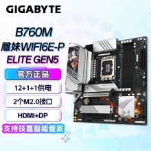 技嘉（GIGABYTE）B760M AORUS ELITE WIFI6E-P  GEN5主板