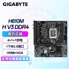 技嘉（GIGABYTE）H610M H V3 DDR4 主板