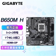 技嘉（GIGABYTE）B650M H 锐龙六代
